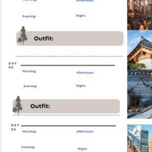 The 9 Day Travel Itinerary Planner
