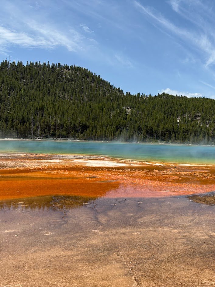 Yellowstone National Park, Grand Prismatic Spring, Hot Springs
