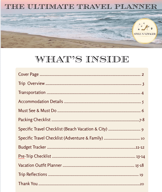 The Ultimate Travel Planne