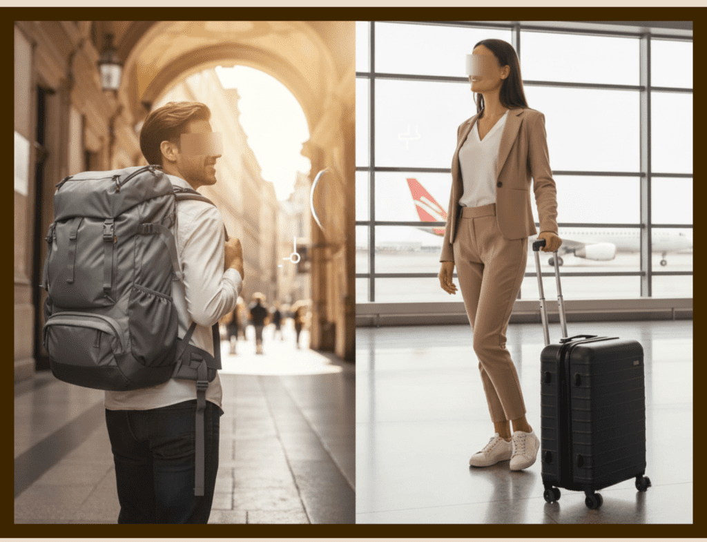 Backpack vs Rolling Carry-on full review of which is the better way to go when you are traveling