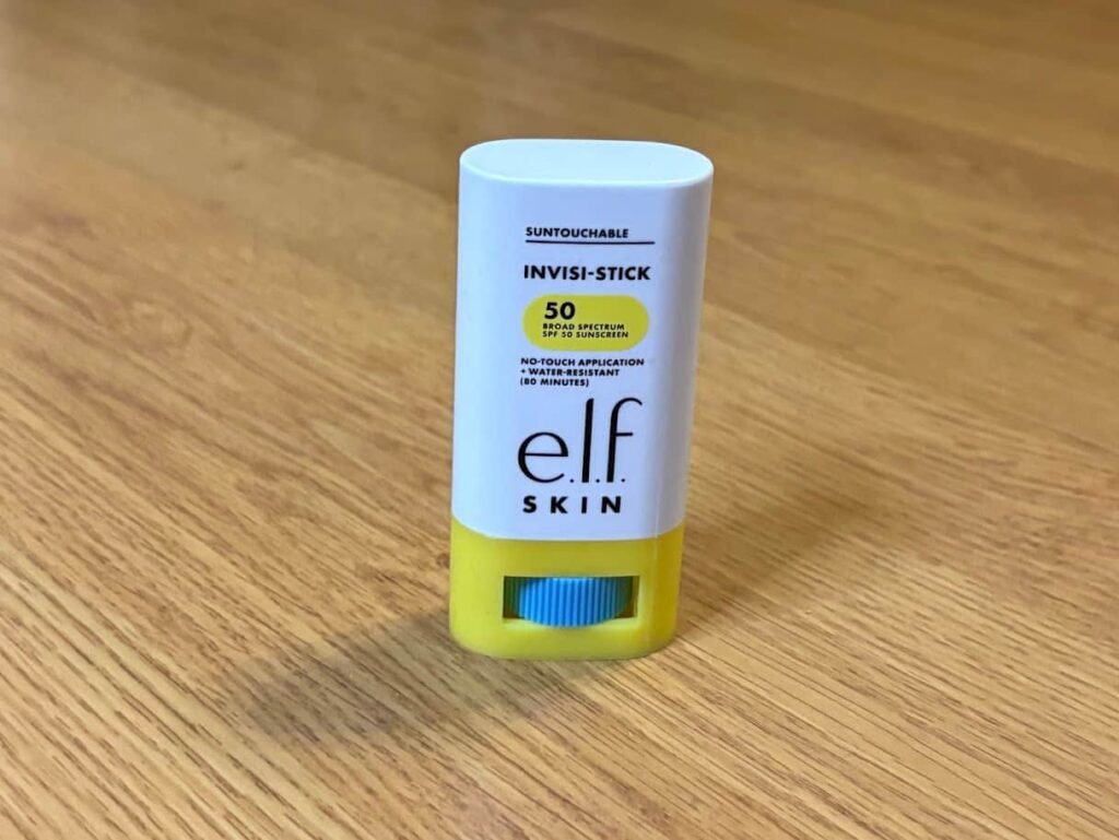 e.l.f. SKIN Suntouchable Invisi-Stick SPF 50, Clear Sunscreen For A Natural Finish, Made With Moisturizing Sunflower Seed Oil, Vegan & Cruelty-Free