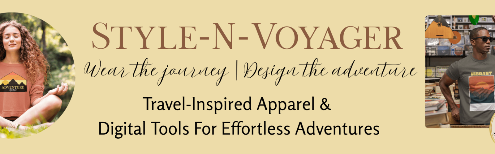 StylenVoyager Etsy page, shop travel, adventure gear and products