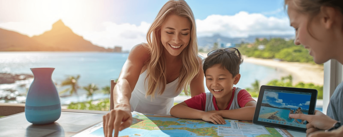 Make vacation planning a fun family activity: find your perfect destination on a map and start building your unforgettable itinerary today!
